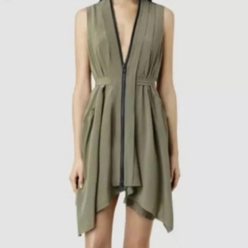 All Saints silk dress